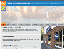 Tablet Screenshot of pool-sauna-rhinow.de